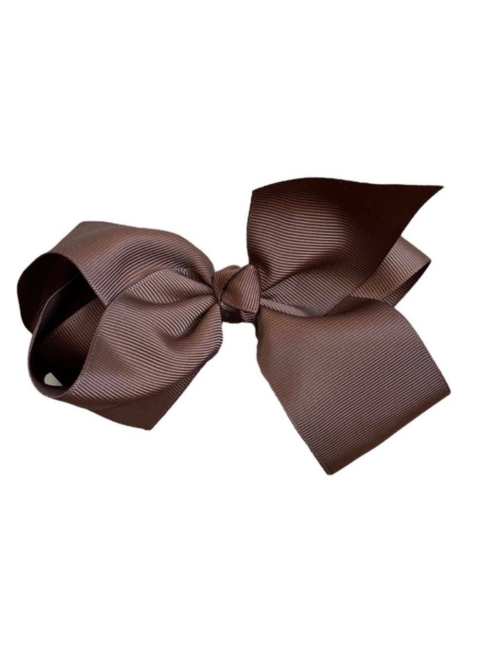 4/$25 Girls Brown Big Bow Hair Clip